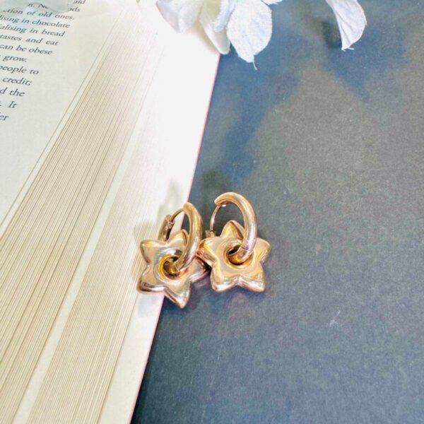 Exclusive gold toned earrings