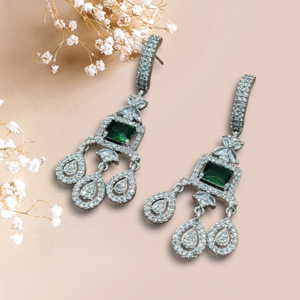 Exclusive Bali Style AD Earrings