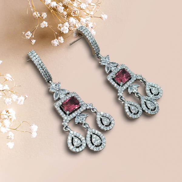 Exclusive Bali Style AD Earrings