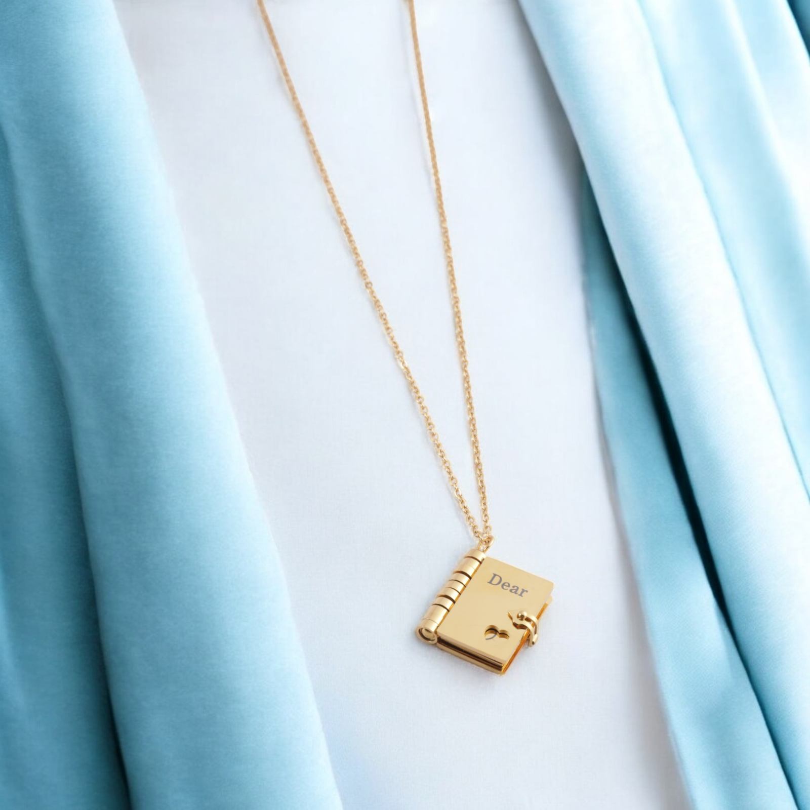 Cherished Memory Book Pendant Necklace - Image 4