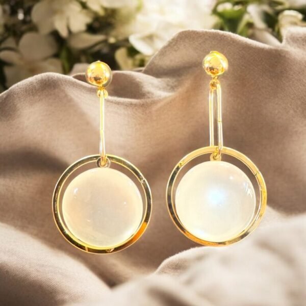 Moonstone Earrings - A touch of celestial elegance