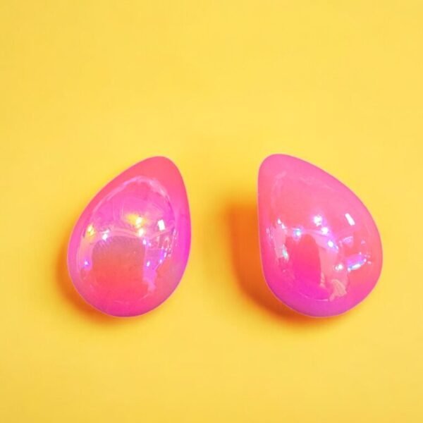 Whimsical Teardrop Pink Earrings