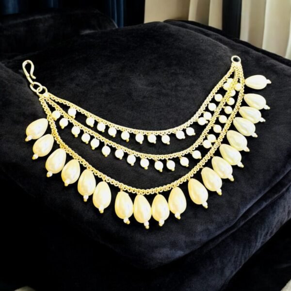 Exquisite pearl earring chain extender